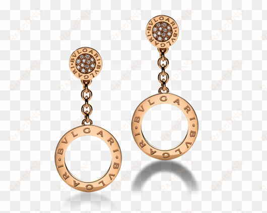 bvlgari bvlgari pave diamond earrings, , earrings, - bvlgari bvlgari pave diamond earrings