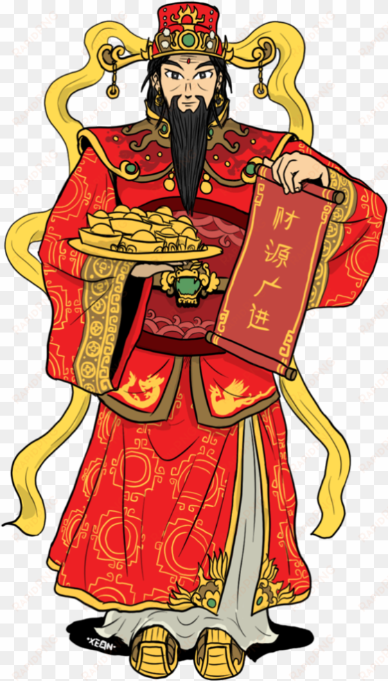 cai shen - chinese god of wealth png