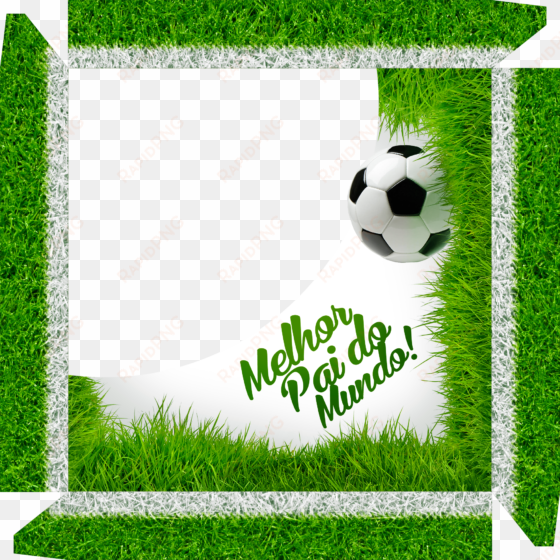 caixa de bombom dia dos pais mustache campo de futebol - soccer ball