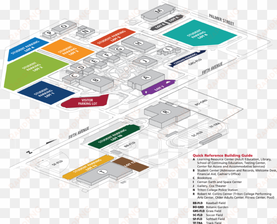 campus map - triton college map