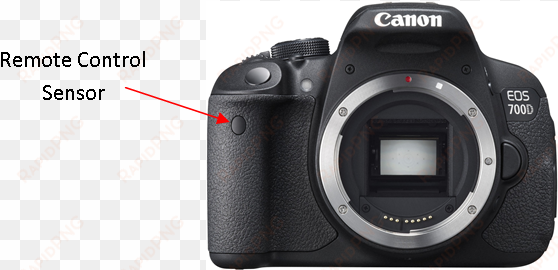 canon eos 700d camera body showing remote control sensor - canon eos 700d body