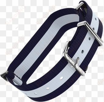 canvas nato blue & white bosun watch strap - watch strap