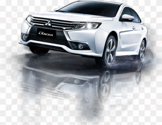 car - white mitsubishi grand lancer 2017