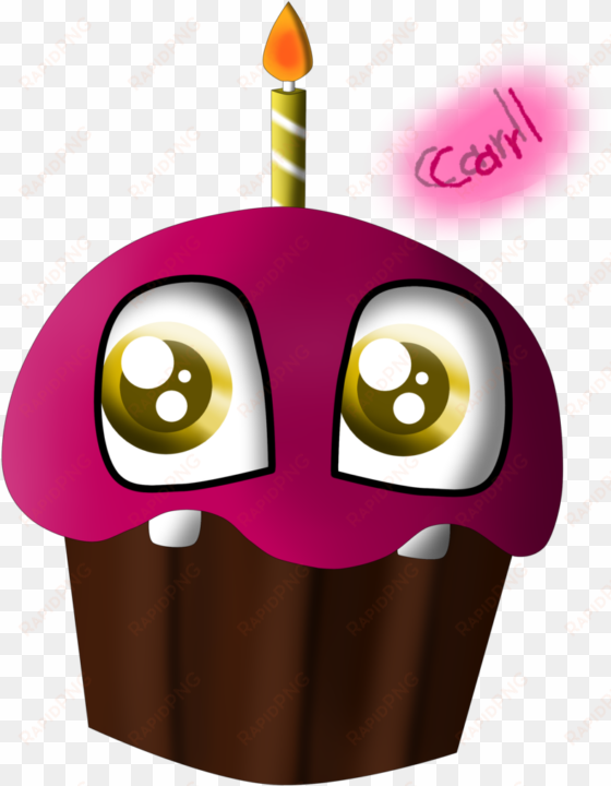 carl the cupcake by mayerli diane pie-d8qtoez - funko five nights at freddy's cupcake plush