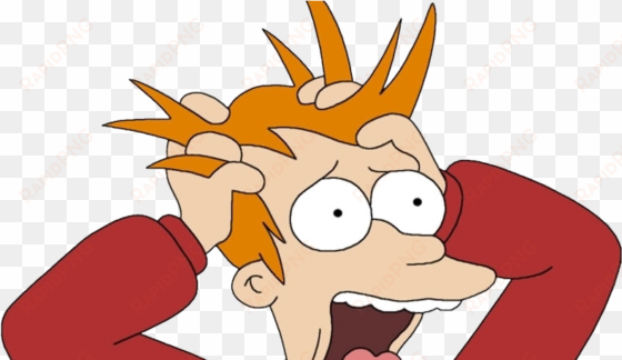 cartoon of stressed person