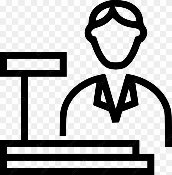 cashier comments - cashier svg