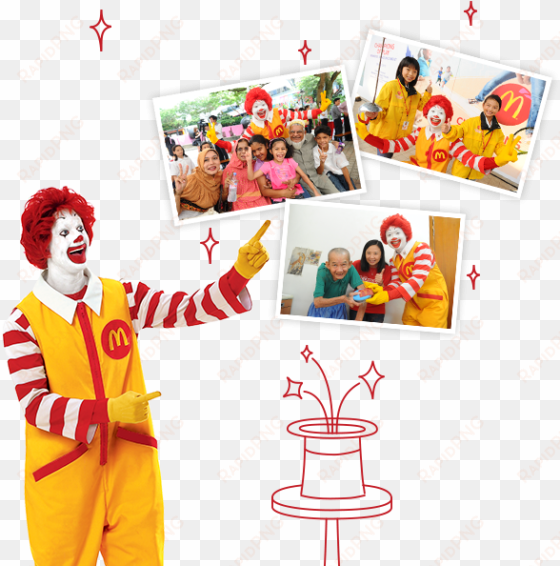 celebrate with us - clown