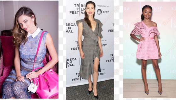 celebrities in self portrait dresses - dress