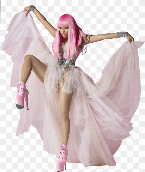celebrity png cutouts - nicki minaj pink friday album cover