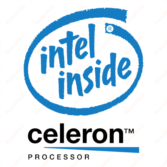 celeron processor logo png transparent - intel inside pentium pro logo