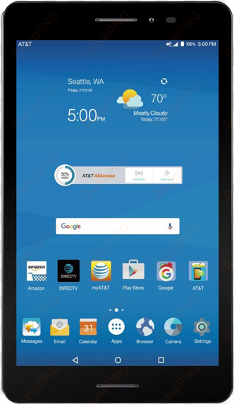 cellhelmet tempered glass for at&t trek hd - at&t trek 2 hd