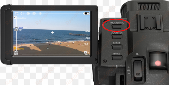 change the record mode to playback mode by pressing - panasonic hc-x1000e 18.91 mp camcorder - 4k - black