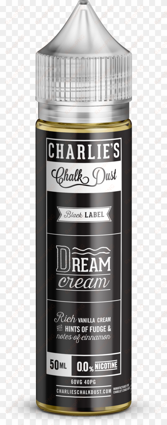 charlie's chalk dust dream cream shortfill e-liquid - electronic cigarette aerosol and liquid