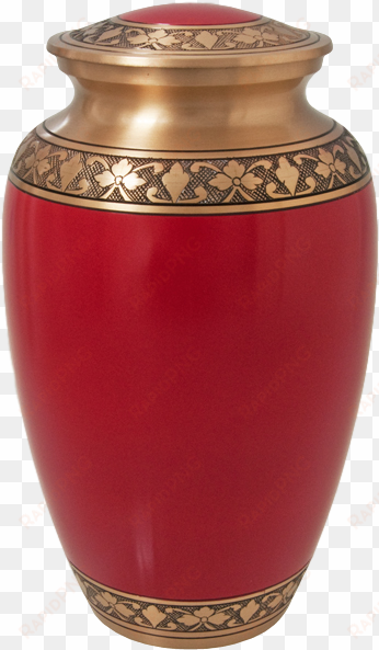 cherry red brass cremation urn - far cry 4 urn