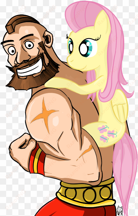 cheshiresdesires, crossover, fluttershy, human, piggyback - cartoon