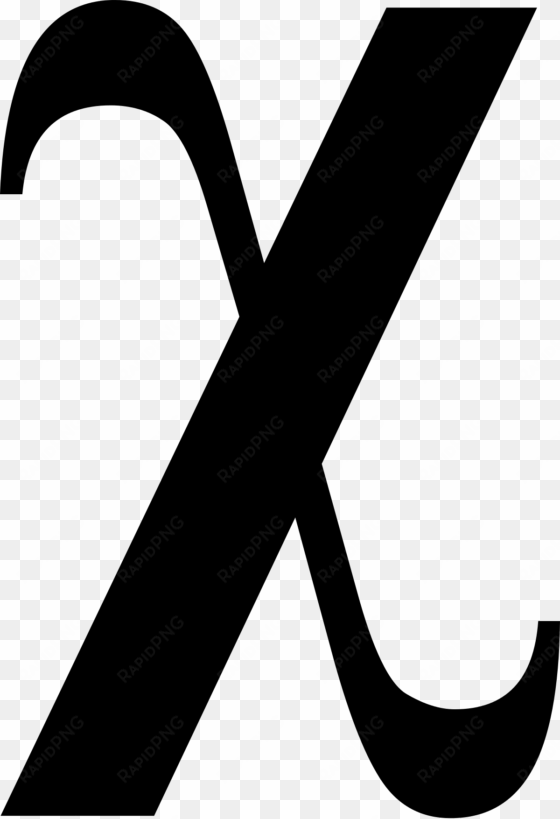 chi greek letter