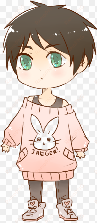 chibi shitty art snk aot eren jaeger eren artsu fartsu - kawaii attack on titan eren