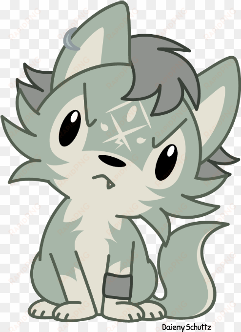 chibi wolf link by daieny on deviantart cartoon wolf, - wolf