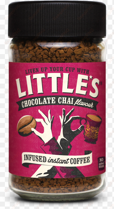 chocolate chai flavoured coffee - little's swiss chocolate flavour infused instant coffee