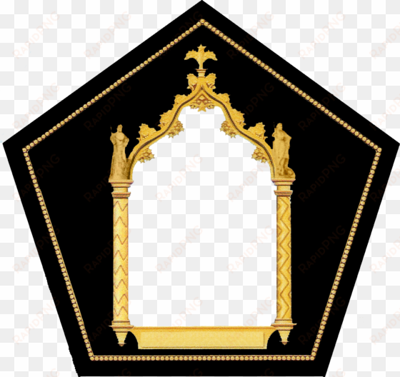 chocolate frog card border containing picture of amelia - transparent mischief managed png