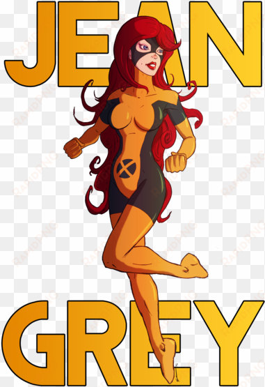 classic jean grey by juggertha - comic book