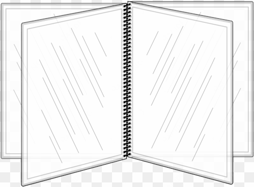 clear spiral bound menu cover