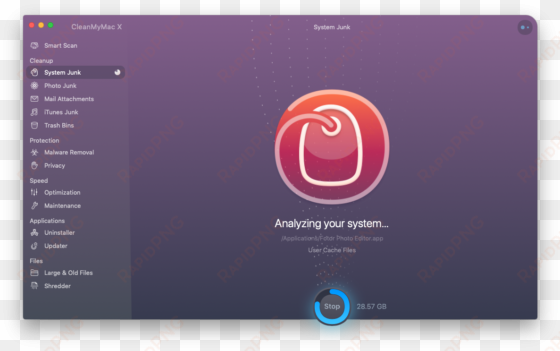 clear system junk with cleanmymac x - mac os x mojave wallpaper hd