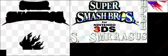click for full sized image title logo - super smash bros. for nintendo 3ds