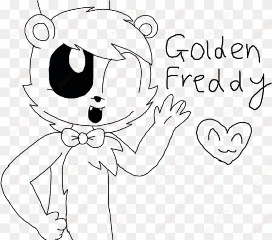 clip art freeuse library golden freddy by alexis - cartoon