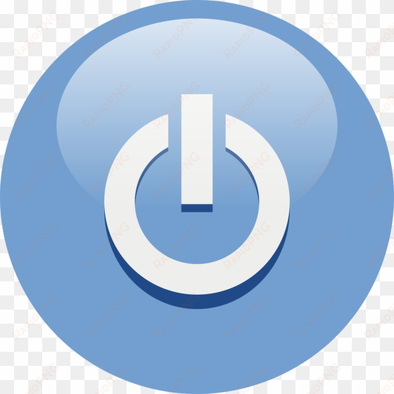 clip art of a power button