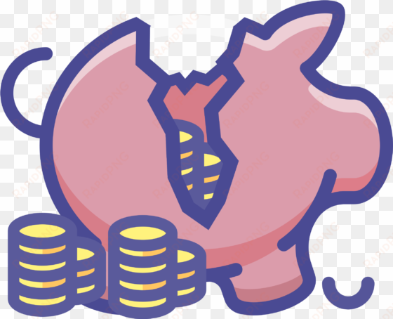 clipart resolution 2400*2216 - cofrinho quebrado png