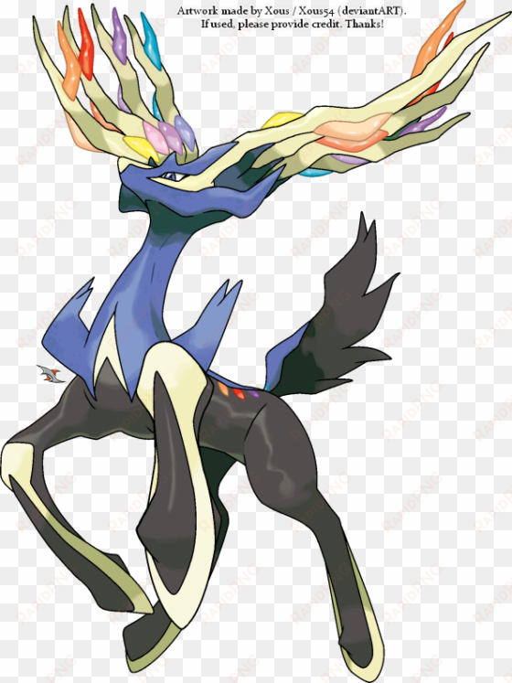 clipart resolution 594*792 - xerneas inactive