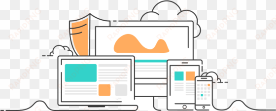 cloud computing solutions - illustration