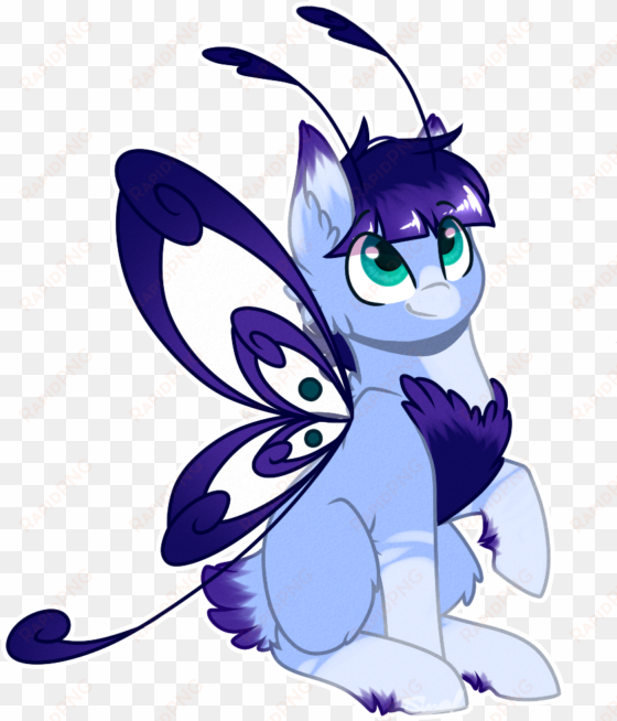 cloud drawings, butterfly pony, butterfly wings, grottoling, - cartoon