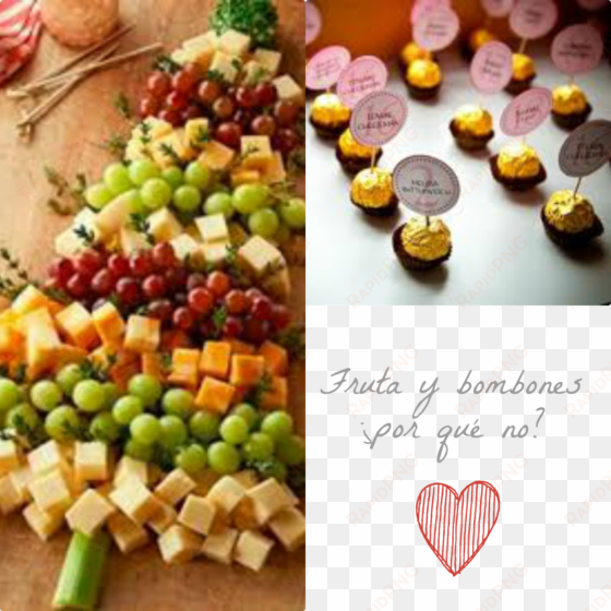 collage fruta bombones 1,600×1,600 pixels - cheese christmas tree