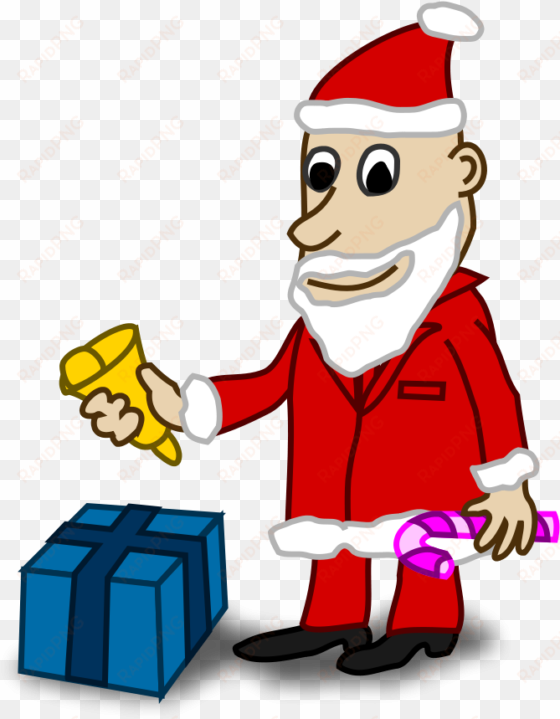comic santa svg clip arts 468 x 599 px