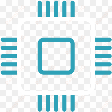 computer chip icon - icon