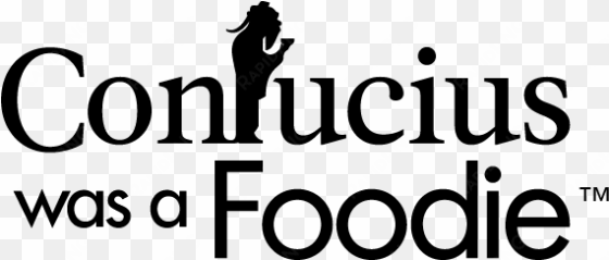 confucius was a foodie logo - confucius was a foodie