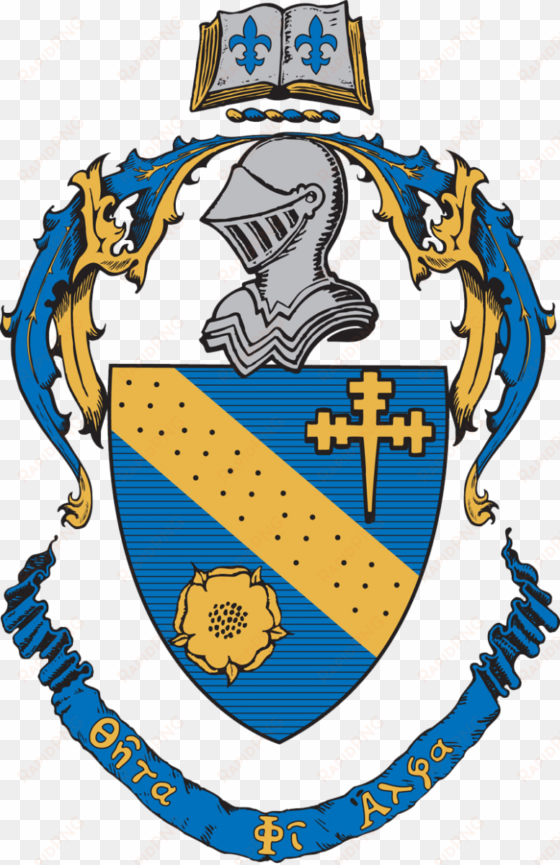 contact us - theta phi alpha logo