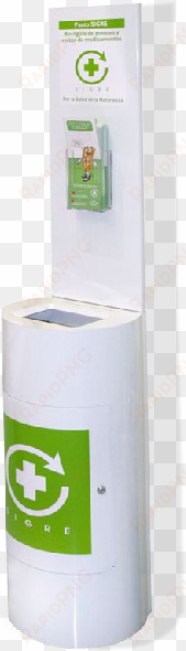 contenedor en farmacias para tirar envases y restos - punto sigre