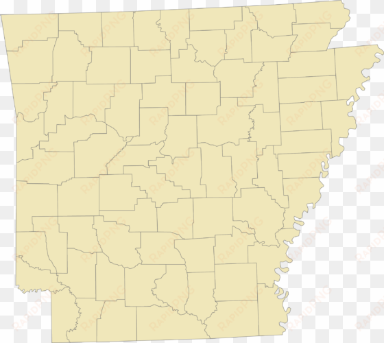 conversion therapy bans - arkansas map vector