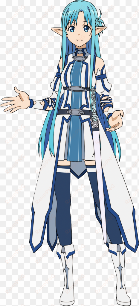 cosplay clipart kirito - sword art online asuna alfheim