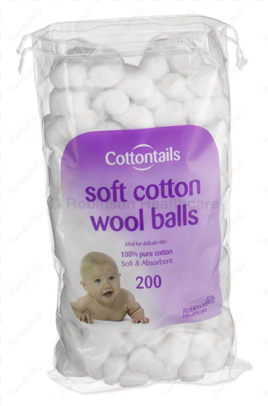 cotton wool in packet