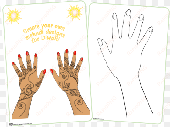 create your own mehndi designs activity