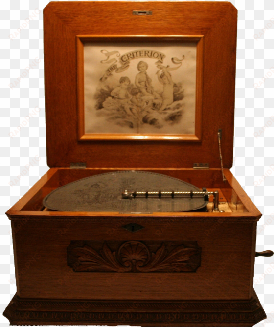 criterion 15 3/4″ disc music box - music box gif png