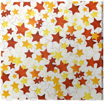 cuadro en lienzo fondo transparente con estrellas doradas - canvas