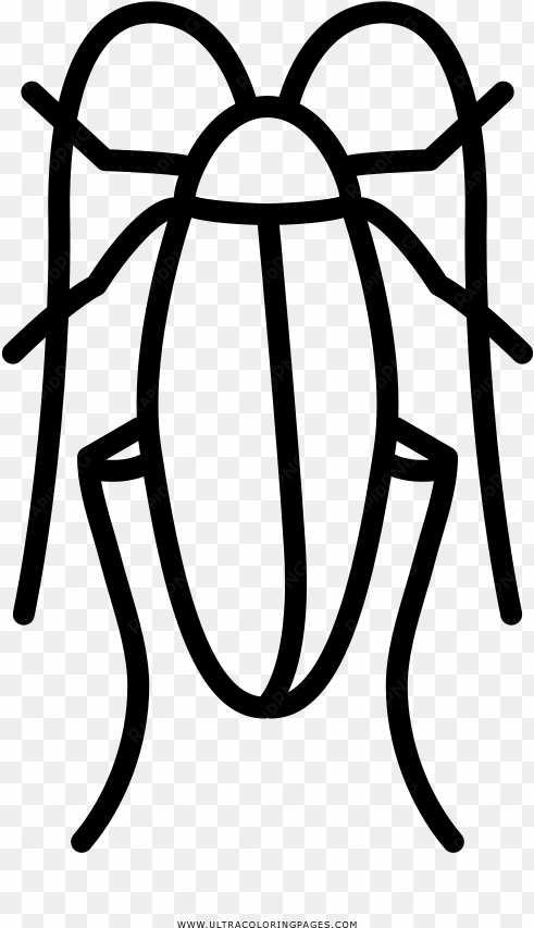 cucaracha página para colorear - dibujos para colorear de un cucaracha