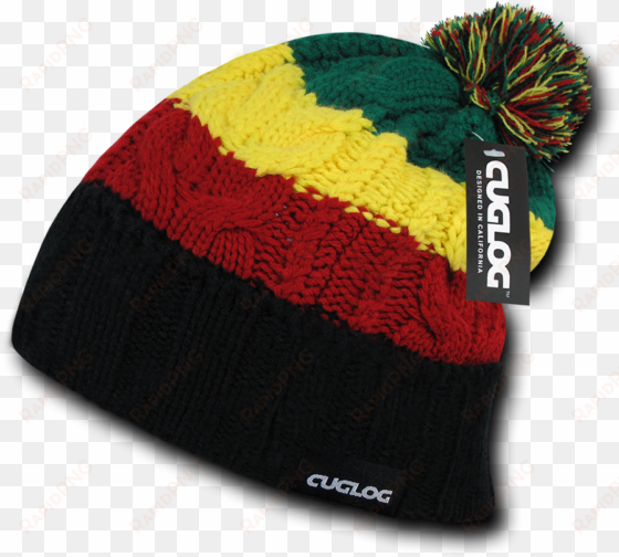 cuglog mytikas colorful stripped beanies beany for - cuglog k029 mytikas beanie - rasta - rasta