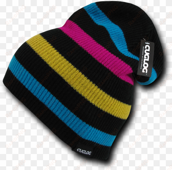 cuglog rasta cuffed slouched beanies beany for men - cuglog monte fitz roy striped pattern slouch beanie,