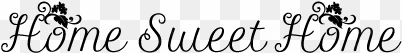 cursive home sweet home wall quotes™ decal wallquotes - home sweet home in cursive